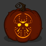 Jason - Friday The 13th Horror Pumpkin Carving Template
